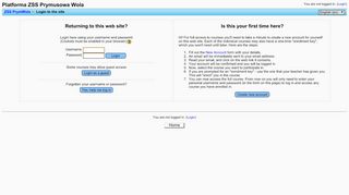 
                            8. Platforma ZSS Prymusowa Wola: Login to the site