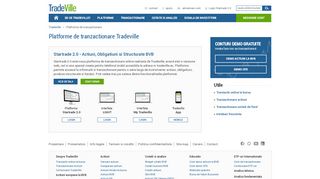 
                            5. Platforme de tranzactionare - Tradeville