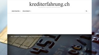 
                            5. Platin Kreditkarten - Diese Platinum Kreditkarten gibt es in der Schweiz