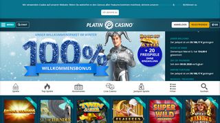 
                            3. Platincasino: Online Casino Spiele
