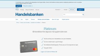 
                            5. Platinum — ett kreditkort för dig som vill uppleva lite mer ...