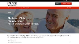 
                            8. Platinum iClub Membership - Scotia iTRADE