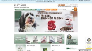 
                            1. PLATINUM Online-Shop | Hundefutter einfach und versandkostenfrei ...