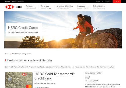 
                            9. Platinum Rewards Credit Card - HSBC Bank USA
