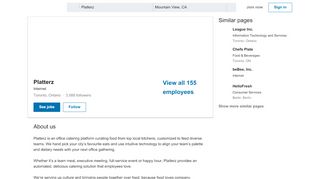 
                            2. Platterz | LinkedIn