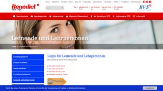 
                            4. Plattform für Lernende und Lehrpersonen - Benedict-Schule