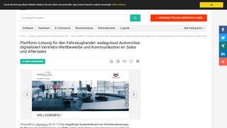 
                            8. Plattform-Lösung für den Fahrzeughandel: asdagcloud Automotive ...