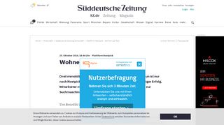 
                            6. Plattform Nestpick - Wohnen auf Zeit - Wirtschaft - Süddeutsche.de