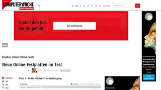 
                            7. Platz 1 - Strato HiDrive: Preis-Leistung top - Dropbox, iCloud, HiDrive ...