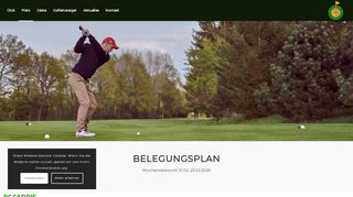 
                            3. Platzbelegung - Belegungsplan - Golfclub Buchholz in der Nordheide