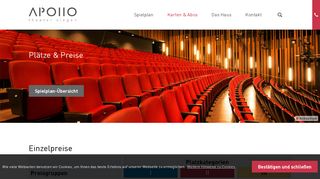 
                            4. Plätze & Preise | Apollo-Theater Siegen