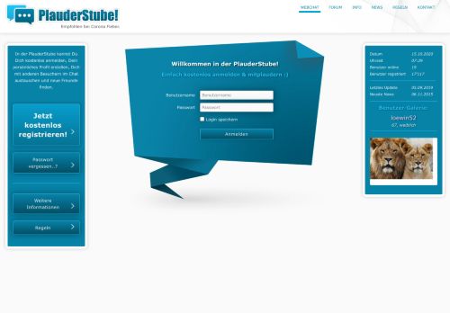 
                            1. PlauderStube - Hier plaudert die Schweiz! » Chat