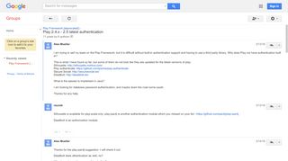 
                            12. Play 2.4.x - 2.5 latest authentication - Google Groups