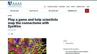 
                            11. Play a game and help scientists map the connectome with EyeWire ...