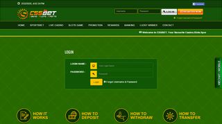 
                            1. PLAY AND WIN NOW - CSSBET - Online Casino Malaysia