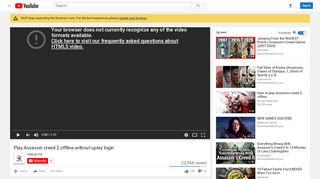 
                            10. Play Assassin creed 2 offline without uplay login - YouTube