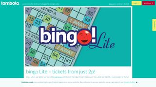 
                            4. Play bingo lite - Smaller Stakes and Just as Fun | tombola