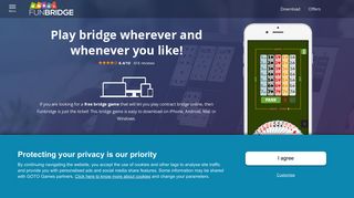 
                            11. Play bridge online for free with Funbridge