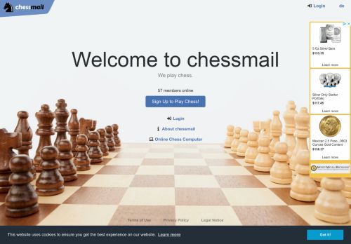 
                            1. Play chess online ~ chessmail.eu