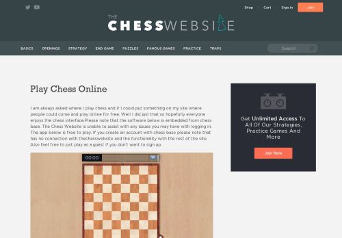 
                            9. Play Chess Online - The Chess Website