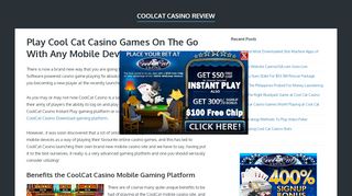 
                            6. Play Cool Cat Casino Games On The Go With Any Mobile Device
