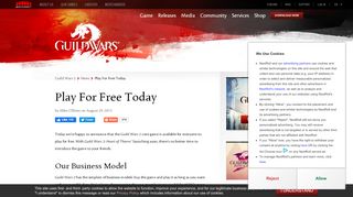 
                            6. Play For Free Today | GuildWars2.com