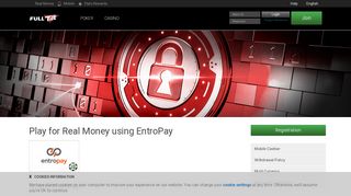 
                            12. Play for Real Money using EntroPay - Online Poker