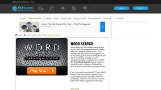 
                            7. Play Free Word Search Online | Play to Win at PCHgames | PCH.com