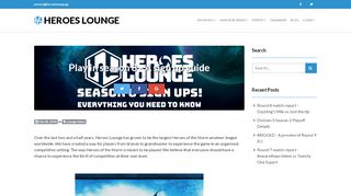 
                            13. Play in season 8 - A sign up guide - Blog Post | Heroes Lounge