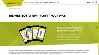 
                            8. Play it your way - mit der WestLotto-App - WestLotto.de