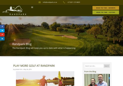 
                            7. play more golf at randpark - Randpark Golf Club