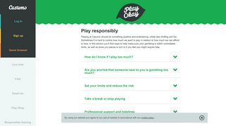 
                            10. Play Okay at Casumo - Our guide to playing responsibly at Casumo ...