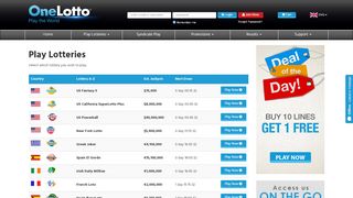 
                            3. Play Online Lottery | International Lotto | OneLotto