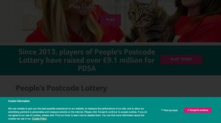 
                            9. Play Peoples Postcode Lottery for PDSA - PDSA