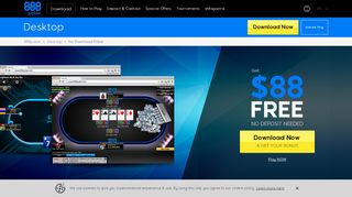 
                            3. Play poker in your browser | 888poker Instant Play