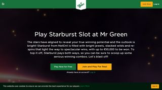 
                            8. Play Starburst Slot Online | Mr Green Casino