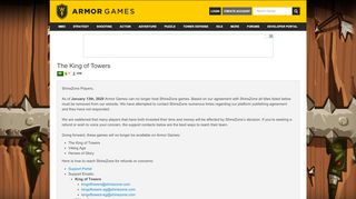 
                            13. Play The King of Towers - Play on Armor Games