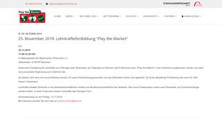 
                            8. Play the Market - Termine