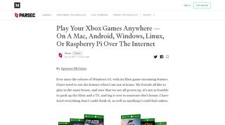 
                            8. Play Your Xbox Games Anywhere — On A Mac, Android, ...