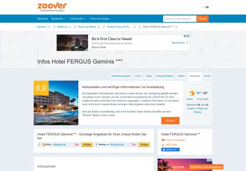 
                            8. Playa de Palma Hotel FERGUS Geminis*** Informationen - Zoover
