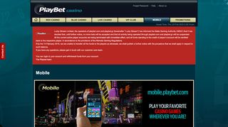 
                            2. Playbet - MobilePlaybet COM