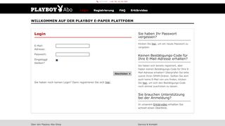 
                            10. Playboy E-Paper Plattform