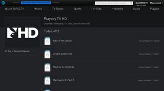 
                            10. Playboy TV HD Live Stream | Watch Shows Online | DIRECTV