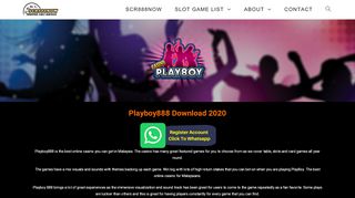 
                            2. Playboy888 Download Link 2018 | Register Play8oy | Login Id