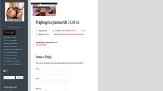 
                            12. Playboyplus passwords 31.08 x3 - gasica77passwords