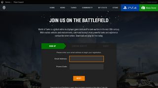 
                            10. Player Registration Player Registration | World of Tanks