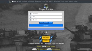 
                            8. Player Tracker - WotStatsConsole - Player Statistics for PS4/XBOX ...