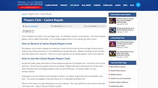 
                            11. Players Club - Casino Royale - USA Online Casinos