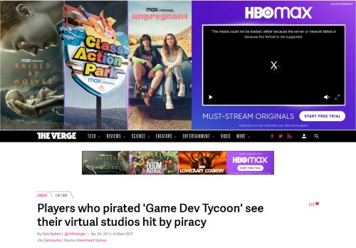 
                            12. Players who pirated 'Game Dev Tycoon' see their virtual studios hit ...