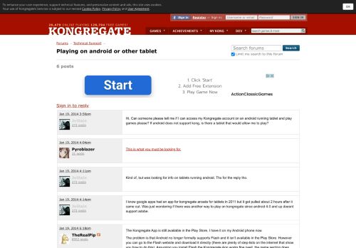 
                            4. Playing on android or other tablet discussion on Kongregate